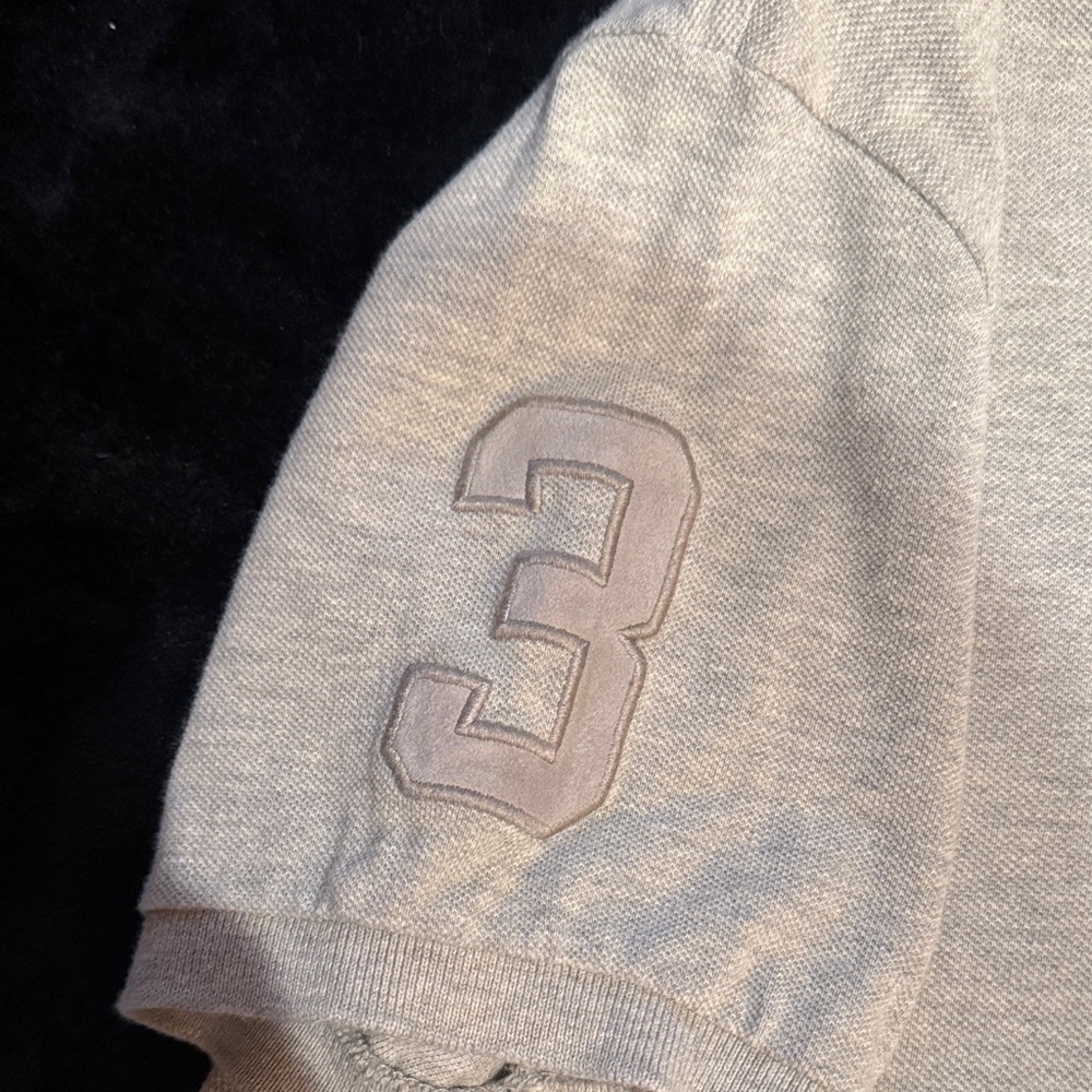 Polo by Ralph Lauren Men's Light Gray Polo Shirt - Picture 4 of 4